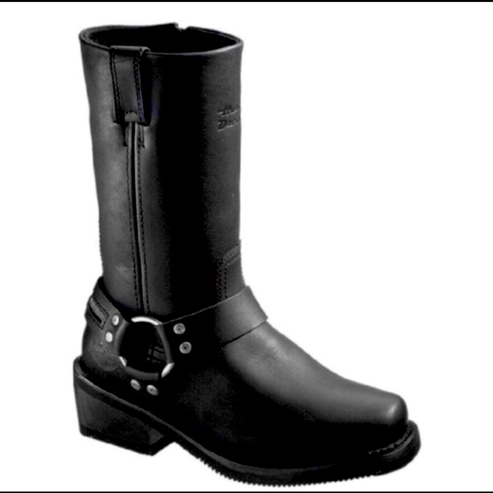 Harley Davidson 85354 Women Hustin Harness Leather Motorcycle Boots US S…